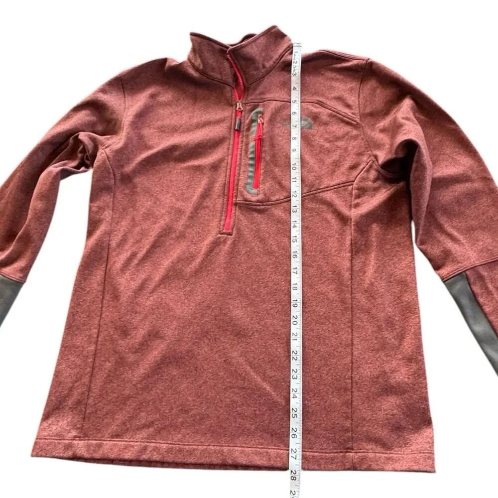 The North Face Canyonlands 1/2 Zip Up Fleece Pullover Jacket Red Men’s Size L